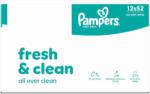  Șervețele umede Pampers (12x52/folie) Fresh Clean
