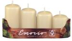 Emocio Lumanari de Advent 4buc diam. Lumanari Perla Crem de 40 mm