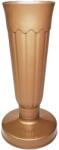 Madona Vază de cimitir Madonna din plastic cu greutatea de 32 cm - aurie