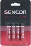 Sencor SBA R03 4BP AAA Szén-cink elem AAA, 4 db (FA35056546)