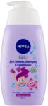 Nivea Kids Gel de duș și șampon pentru copii 2 în 1 cu parfum de fructe de pădure Șampon de duș 2 în 1 500 ml