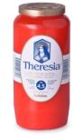  Lumânare compozită Theresia 320g ~4, 5 zile roșie