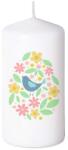 Springtime Twitter Lumânare Twitter de primăvară - ou cu pasăre, 60x120 mm
