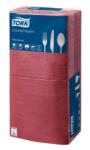  Șervețele de hârtie TORK cu 2 straturi 24x24cm bordo - 200 buc