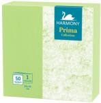  Șervețele HARMONY cu un strat, verzi, 7 x 50 buc