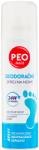 Peo Spray-ul deodorant pentru picioare protejează împotriva mirosurilor neplăcute și împrospătează picioarele 150 ml