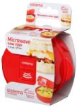 Aparat de gătit ouă Sistema Microwave Easy Eggs 271 ml, roșu