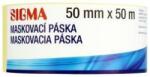 SIGMA Bandă de mascare 50 mm x 50 m 1 buc