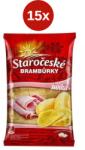 Staročeské Chipsuri de cartofi Old Bohemian cu șuncă 15x80g