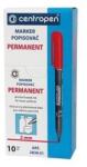  Marker permanent Centropen negru 2836 set de 10 bucăți