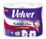Velvet Prosoape de bucătărie din catifea, 3 straturi (2 buc/cearșuf) Turbo 72 m