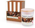  CIOCOLATĂ ȘI PRALINE | lumânare parfumată cu soia | PARFUMIA® | 250 ml
