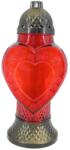  Mormânt Madonna. Sticlă 36cm depozit 180g 48h. Inimă