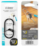 Nite Ize G-series #3 segéd karabiner fekete
