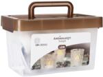  Lumânări tip pastilă LED 24 buc - flacără pâlpâitoare, fără temporizator, cutie