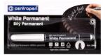  Marker permanent Centropen alb, 12 buc