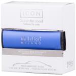  Odorizant auto Millefiori Icon cu bergamotă mediteraneană, albastru închis clasic