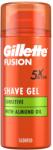  Gel de ras Gillette Fusion Shave Sensitive cu ulei de migdale 75 ml