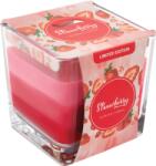 Q Home Lumânare 198g cu margine de căpșuni