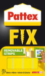  Benzi autoadezive față-verso Pattex Fix, 20×40 mm, capacitate de încărcare până la 2 kg, 10 buc