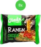  Tăiței ramen instant Glads cu aromă de pui 8x105g