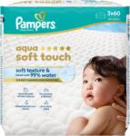 Pampers Șervețele umede (3x60 buc/folie) AqSoft touch