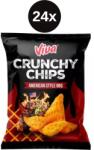  Chipsuri crocante Viva Crunchy în stil american, la grătar, 24x50g