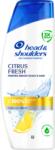 Head & Shoulders Șampon H&S 625ml Citrus