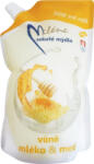  Săpun lichid Miléne Milk and Honey, rezervă, 500 ml