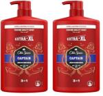  Gel de duș Old Spice Captain pentru bărbați 2x1000 ml