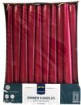 METRO Professional Lumânare 2, 2 x 24 cm vișinie 60 buc