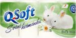 Q Soft Hârtie igienică moale Q (8 buc/rolă) mușețel 3 straturi