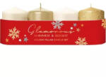  Lumânări de stâlp Bartek glamour 50x70 galben mix 420g