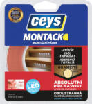  Bandă de montare Ceys Montack pentru cabluri LED, 18 mm × 10 m