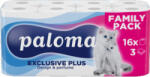 Paloma Hârtie igienică cu 3 straturi, Exclusive Soft Decor, 16 role