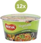 REEVA Tăiței instant într-un bol cu aromă de legume 12x75g