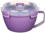 Sistema Recipient Microwave pentru tăiței și cartofi prăjiți 940 ml, violet