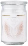  Lumânare parfumată Emocio în sticlă Golden Wings cu capac de sticlă 93x142mm