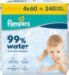  Șervețele umede Pampers (4x60/folie) Aqua Zero plastic