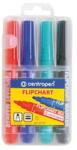  Set de 4 markere Centropen Marker Flipchart 8550
