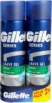 Gillette Gel de ras Series 2x200ml - lavonio
