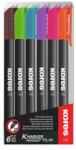 Kores Marker permanent KM mix 6 buc
