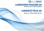 BLUERING lamináló fólia A5, 154x216mm, 80 micron, 100db/doboz (LAMMA580MIC) (LAMMA580MIC) - emag