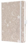 Sigel Naptár, A5, heti, 2027, kemény borító, SIGEL Jolie, Cosmic Fantasy Beige (SI7J349) (SI7J349)