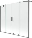 Mexen Velar Duo kádparaván 2-szárnyú toló 200 x 150 cm, átlátszó, pisztolyfém - 896-200-000-02-95
