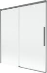 Mexen Rox 2-szárnyú toló kádparaván 150 x 150 cm, átlátszó, gun metal - 8C9-150-001-95-00