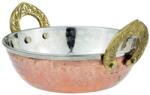 Sat Nam La Coppera Copper Kadai tál rozsdamentes acél és réz fogantyúkkal
