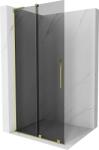 Mexen Velar L toló zuhanyfal Walk-in 120 x 200 cm, grafit 8 mm, arany - 871-120-003-43-50