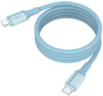 ANSMANN USB C mágneses szilikon kábel Kék 120cm 1700-0202 (1700-0202)