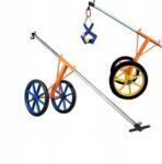  Szállítókocsi 150 kg - Függesztés Nélküli, 0-10 cm Nyílás | Pneumatikus Nagykerekek kb. 60 cm, 35 kg | Kő- és Lemezszállításhoz